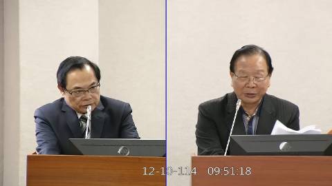 2025-12-10 09:00 第11屆 第4會期 主辦單位:司法及法制委員會 林德福委員質詢封面