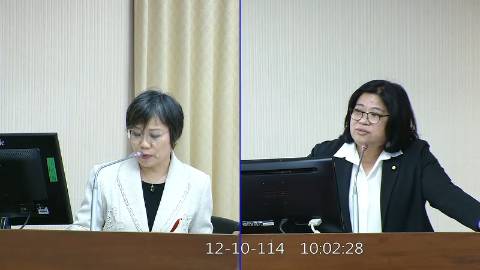 2025-12-10 09:00 第11屆 第4會期 主辦單位:內政委員會 王美惠委員質詢封面