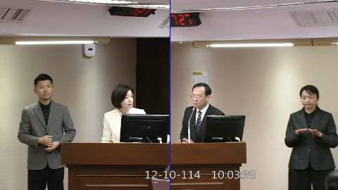2025-12-10 09:00 第11屆 第4會期 主辦單位:社會福利及衛生環境委員會 王育敏委員質詢封面
