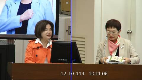2025-12-10 09:00 第11屆 第4會期 主辦單位:財政委員會 賴惠員委員質詢封面