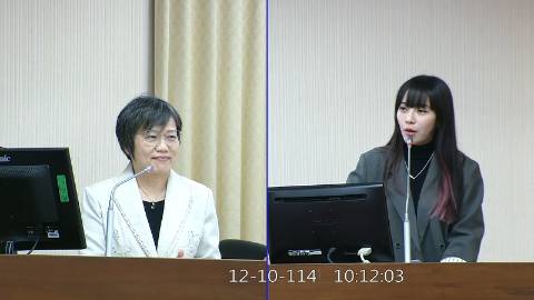 2025-12-10 09:00 第11屆 第4會期 主辦單位：內政委員會 黃捷委員質詢封面