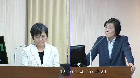 2025-12-10 09:00 第11屆 第4會期 主辦單位:內政委員會 徐欣瑩委員質詢封面