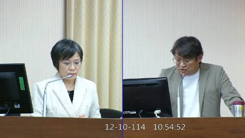 2025-12-10 09:00 第11屆 第4會期 主辦單位：內政委員會 黃建賓委員質詢封面