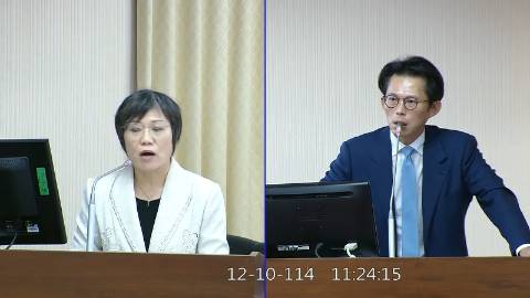 2025-12-10 09:00 第11屆 第4會期 主辦單位：內政委員會 黃國昌委員質詢封面