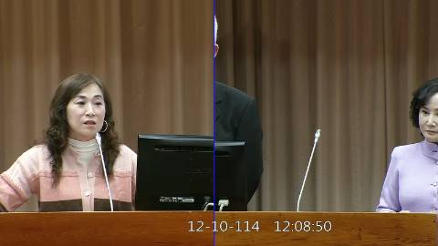 2025-12-10 09:00 第11屆 第4會期 主辦單位:教育及文化委員會 林宜瑾委員質詢封面