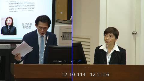 2025-12-10 09:00 第11屆 第4會期 主辦單位：財政委員會 黃國昌委員質詢封面