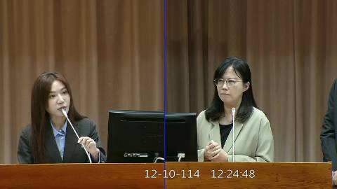 2025-12-10 09:00 第11屆 第4會期 主辦單位:教育及文化委員會 吳沛憶委員質詢封面