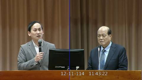 2025-12-11 09:00 第11屆 第4會期 主辦單位:教育及文化委員會 葉元之委員質詢封面