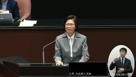 2025-12-12 09:00 第11屆 第4會期 主辦單位：院會 劉書彬委員質詢封面