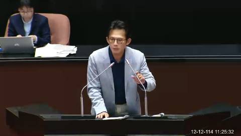 2025-12-12 09:00 第11屆 第4會期 主辦單位：院會 黃國昌委員質詢封面