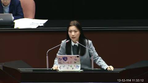 2025-12-12 09:00 第11屆 第4會期 主辦單位:院會 徐巧芯委員質詢封面
