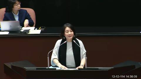 2025-12-12 09:00 第11屆 第4會期 主辦單位:院會 吳思瑤委員質詢封面