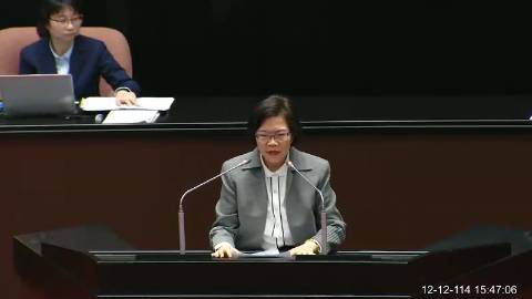 2025-12-12 09:00 第11屆 第4會期 主辦單位：院會 劉書彬委員質詢封面