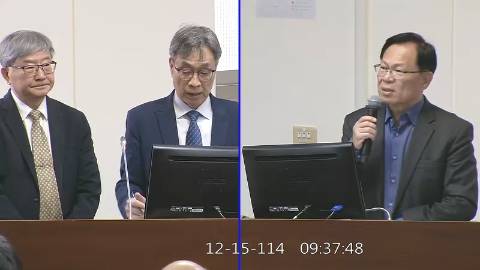2025-12-15 09:00 第11屆 第4會期 主辦單位：經濟委員會 張啓楷委員質詢封面