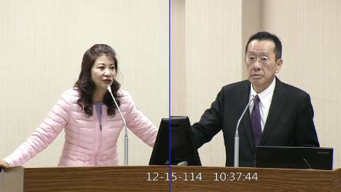 2025-12-15 09:00 第11屆 第4會期 主辦單位：外交及國防委員會 林楚茵委員質詢封面