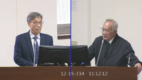 2025-12-15 09:00 第11屆 第4會期 主辦單位:經濟委員會 陳超明委員質詢封面