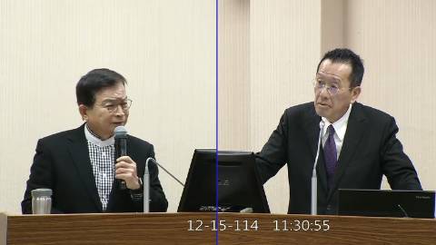 2025-12-15 09:00 第11屆 第4會期 主辦單位:外交及國防委員會 賴士葆委員質詢封面