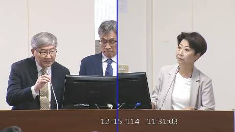 2025-12-15 09:00 第11屆 第4會期 主辦單位:經濟委員會 陳亭妃委員質詢封面