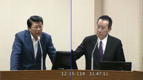 2025-12-15 09:00 第11屆 第4會期 主辦單位：外交及國防委員會 謝龍介委員質詢封面