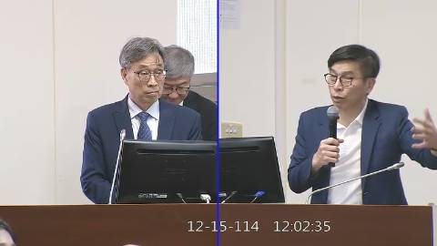 2025-12-15 09:00 第11屆 第4會期 主辦單位：經濟委員會 鍾佳濱委員質詢封面