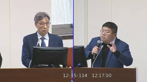 2025-12-15 09:00 第11屆 第4會期 主辦單位:經濟委員會 蔡易餘委員質詢封面