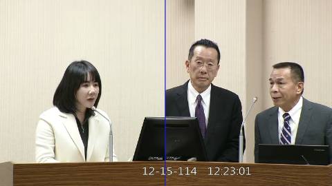 2025-12-15 09:00 第11屆 第4會期 主辦單位:外交及國防委員會 謝衣鳯委員質詢封面