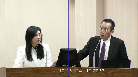 2025-12-15 09:00 第11屆 第4會期 主辦單位:外交及國防委員會 林憶君委員質詢封面