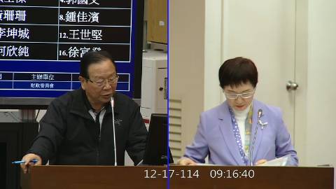 2025-12-17 09:00 第11屆 第4會期 主辦單位：財政委員會 林德福委員質詢封面
