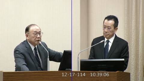 2025-12-17 09:00 第11屆 第4會期 主辦單位：外交及國防委員會 陳永康委員質詢封面