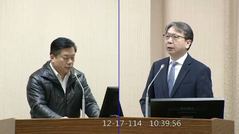 2025-12-17 09:00 第11屆 第4會期 主辦單位：外交及國防委員會 陳俊宇委員質詢封面