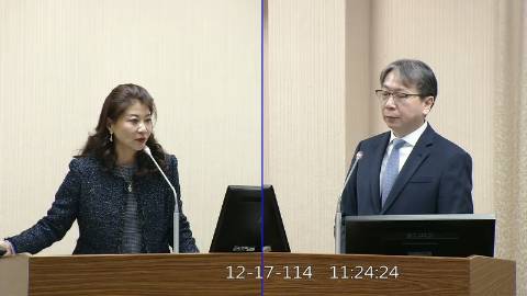 2025-12-17 09:00 第11屆 第4會期 主辦單位：外交及國防委員會 林楚茵委員質詢封面