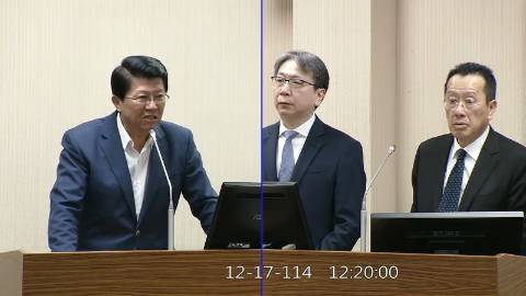 2025-12-17 09:00 第11屆 第4會期 主辦單位：外交及國防委員會 謝龍介委員質詢封面