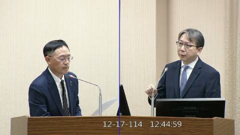 2025-12-17 09:00 第11屆 第4會期 主辦單位：外交及國防委員會 李坤城委員質詢封面