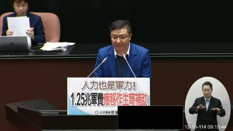 2025-12-19 09:00 第11屆 第4會期 主辦單位：院會 張智倫委員質詢封面