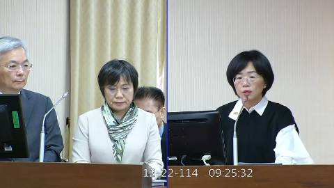 2025-12-22 09:00 第11屆 第4會期 主辦單位：內政委員會 蘇巧慧委員質詢封面