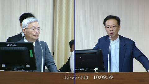 2025-12-22 09:00 第11屆 第4會期 主辦單位：內政委員會 張宏陸委員質詢封面