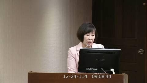 2025-12-24 09:00 第11屆 第4會期 主辦單位：社會福利及衛生環境委員會 呂玉玲委員質詢封面