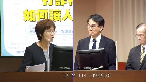 2025-12-24 09:00 第11屆 第4會期 主辦單位：交通委員會 陳素月委員質詢封面