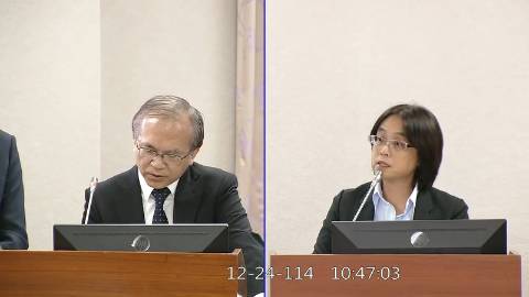 2025-12-24 09:00 第11屆 第4會期 主辦單位：司法及法制委員會 林倩綺委員質詢封面