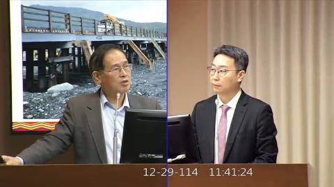 2025-12-29 09:00 第11屆 第4會期 主辦單位：交通委員會 鄭天財Sra Kacaw委員質詢封面