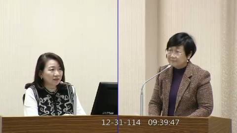 2025-12-31 09:00 第11屆 第4會期 主辦單位：外交及國防委員會 羅美玲委員質詢封面