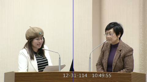 2025-12-31 09:00 第11屆 第4會期 主辦單位：外交及國防委員會 麥玉珍委員質詢封面