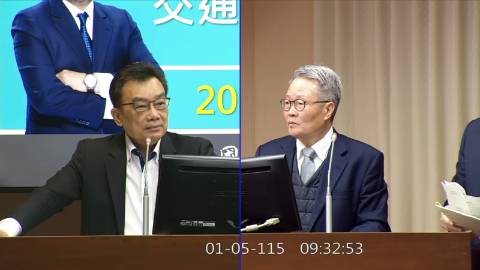 2026-01-05 09:00 第11屆 第4會期 主辦單位：交通委員會 林國成委員質詢封面
