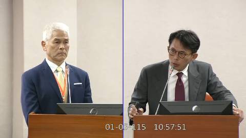 2026-01-05 09:00 第11屆 第4會期 主辦單位：司法及法制委員會 黃國昌委員質詢封面