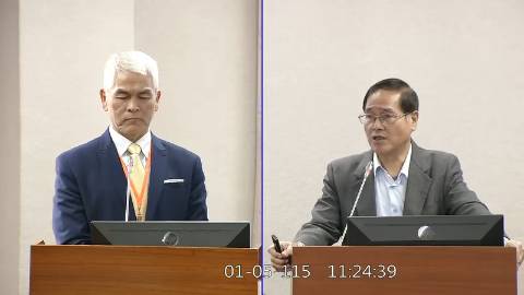 2026-01-05 09:00 第11屆 第4會期 主辦單位：司法及法制委員會 鄭天財Sra Kacaw委員質詢封面