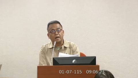 2026-01-07 09:00 第11屆 第4會期 主辦單位：司法及法制委員會 盧縣一委員質詢封面