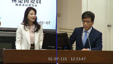 2026-01-07 09:00 第11屆 第4會期 主辦單位：財政委員會 林楚茵委員質詢封面
