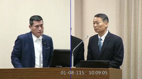 2026-01-08 09:00 第11屆 第4會期 主辦單位：外交及國防委員會 黃仁委員質詢封面