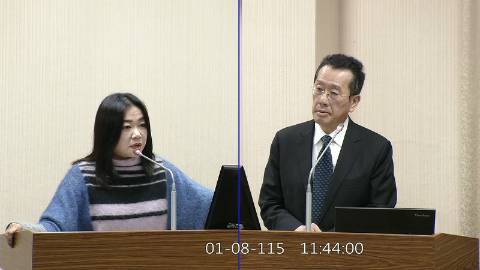 2026-01-08 09:00 第11屆 第4會期 主辦單位：外交及國防委員會 馬文君委員質詢封面