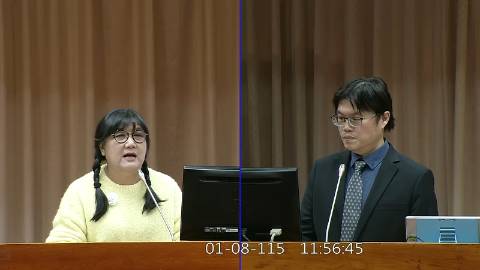 2026-01-08 09:00 第11屆 第4會期 主辦單位：教育及文化委員會 伍麗華Saidhai Tahovecahe委員質詢封面